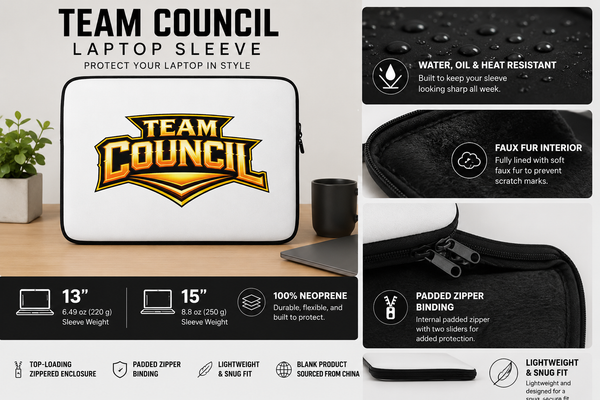 Team Council Laptop Sleeve