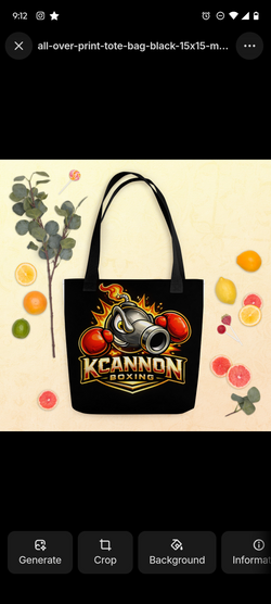 KCannonBoxing Tote bag