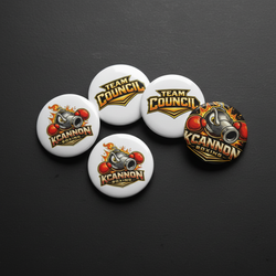KCannonBoxing pin buttons