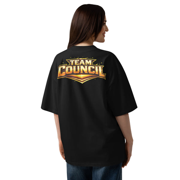 KCannonBoxing Unisex organic oversized high neck t-shirt